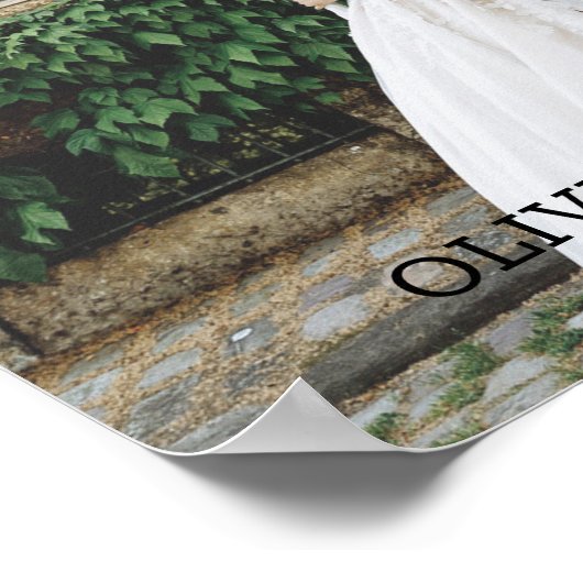 Welkom bij ons Poster voor het begin van de bruilo (Hoek)