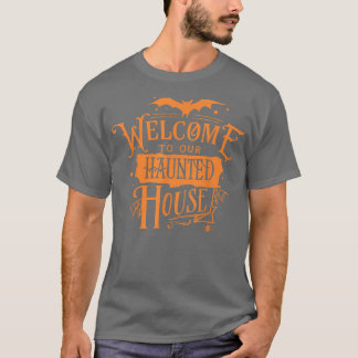 Welkom bij ons spinnetje van het gehakte huis t-shirt