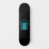 WELKOM BIJ ONS SPOOKHUIS Grappig Halloween Persoonlijk Skateboard (Voorkant)
