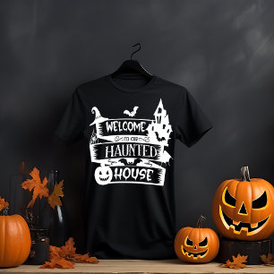 Welkom bij ons spookhuis Halloween T-shirt