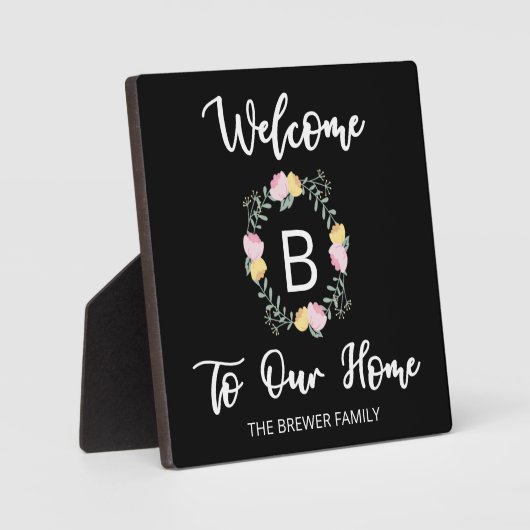 Welkom bij ons startblad fotoplaat (Voorkant)