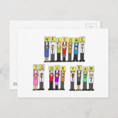 Welkom bij ons team briefkaart (Voorkant / Achterkant)