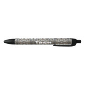 Welkom bij ons team Marble Brown Grey Professional Zwarte Inkt Pen (Bodem)