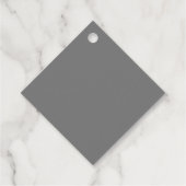 Welkom bij ons team Metallic Gold Silver Diamond Bedankjes Labels (Achterkant)