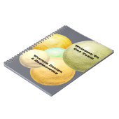 Welkom Bij Ons Team Pastelkleurige Erkenning voor Notitieboek (Linkerzijde)