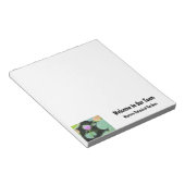 Welkom bij ons team Water Lily Flower Employee Notitieblok (Schuin)