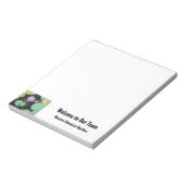 Welkom bij ons team Water Lily Flower Employee Notitieblok (Linkerzijde)