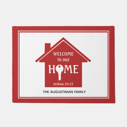 WELKOM bij ons thuis Deurmat (Voorkant)