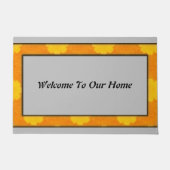 Welkom bij ons thuis deurmat (Voorkant)