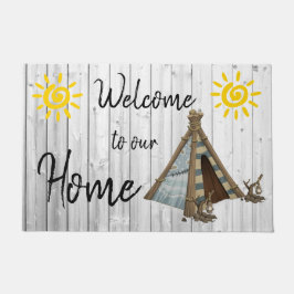 Welkom bij ons thuis deurmat