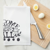 Welkom bij ons thuis Yall Farmhouse Cute Theedoek (Quarter Fold)