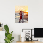 Welkom bij ons trouwboekje poster (Thuiskantoor)