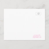 Welkom bij ons Vrijgezellenfeest Po Uitnodiging Briefkaart (Achterkant)