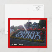 Welkom bij Ontario, Canada-Parry Sound Briefkaart (Voorkant / Achterkant)