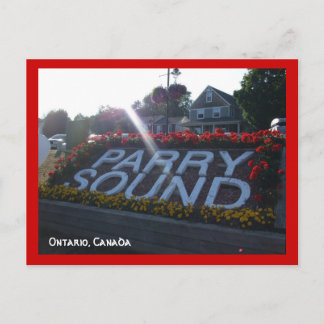 Welkom bij Ontario, Canada-Parry Sound Briefkaart