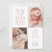 Welkom bij onze aankondiging van de kerstgeboorte (Voorkant)