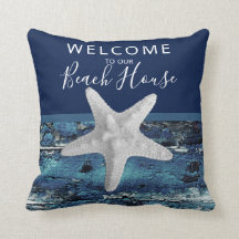  Welkom bij onze beach House Rustic Nautical Navy
