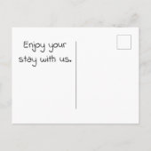 Welkom bij onze Blackbird Photo Wildlife Briefkaart (Achterkant)