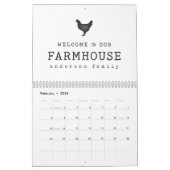 Welkom bij onze boerderij in Land Rustic Chicken Kalender (Feb 2026)