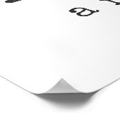 Welkom bij onze boerderij in Land Rustic Chicken Poster (Hoek)