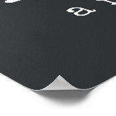 Welkom bij onze boerderij in Land Rustic Chicken Poster (Hoek)