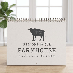 Welkom bij onze Boerderij Landelijke Koe Kalender