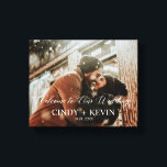 Welkom bij onze bruiloft aangepaste bruid bruidego canvas afdruk<br><div class="desc">Welkom bij onze bruiloft aangepaste bruid bruidegom canvas afdrukken</div>