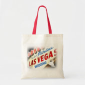 Welkom bij onze bruiloft Bride en Groom Las Vegas Tote Bag (Voorkant)