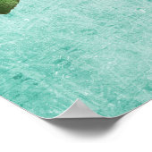 Welkom bij onze bruiloft  Rode Roos Poster (Hoek)