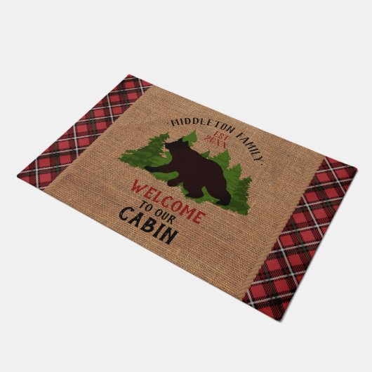 Welkom bij onze Cabin Deurmat (Schuin)