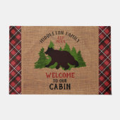 Welkom bij onze Cabin Deurmat (Voorkant)