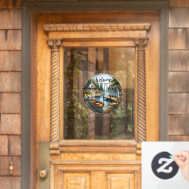 Welkom bij onze Cabin Raamsticker