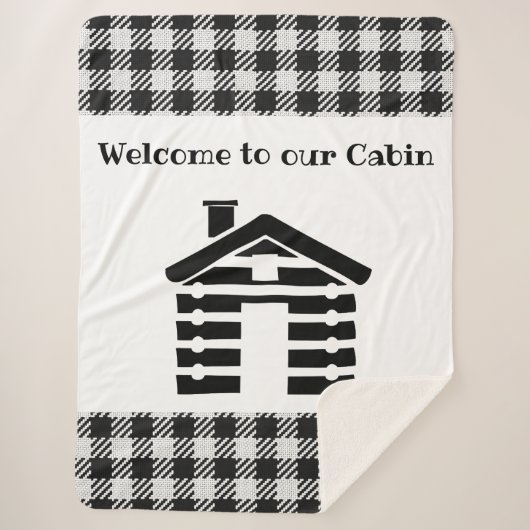 Welkom bij onze Cabin Sherpa Blanket Deken (Voorkant)