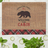 Welkom bij onze Cabin  Theedoek (Gevouwen)