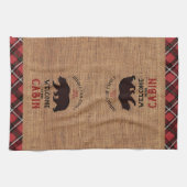 Welkom bij onze Cabin  Theedoek (Horizontaal)