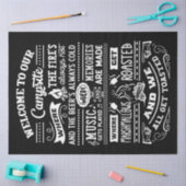 Welkom bij onze Campsite Tissuepapier (Craft)