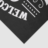 Welkom bij onze Campsite Tissuepapier (Detail)