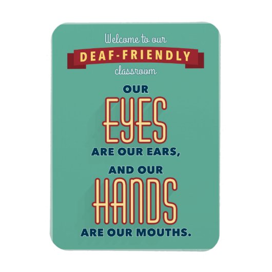 Welkom bij onze dove vriendelijke klassikale magne magneet (Verticaal)