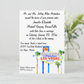 Welkom bij onze Fabulous Las Vegas Wedding Kaart (Staand voorkant)