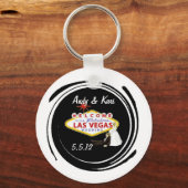 Welkom bij onze Fabulous Las Vegas Wedding Persona Sleutelhanger (Voorkant)