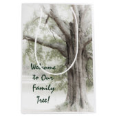 Welkom bij onze familiestructuur medium cadeauzakje (Voorkant)
