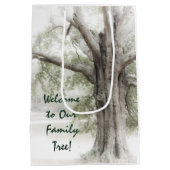 Welkom bij onze familiestructuur medium cadeauzakje (Achterkant)