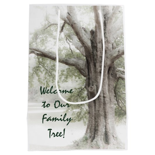 Welkom bij onze familiestructuur medium cadeauzakje (Achterkant)