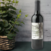 Welkom bij onze familiestructuur wijn etiket