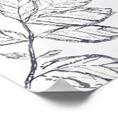 Welkom bij onze Forever FloralWedding Welcome Sign Poster (Hoek)