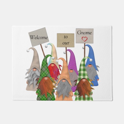 Welkom bij onze Gnome Deuren Mat (Voorkant)