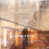 Welkom bij onze Happy Ever After Mirror Decal (Vel 2)