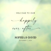 Welkom bij onze Happy Ever After Mirror Decal (Vel 3)