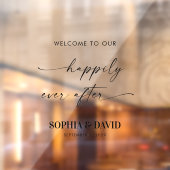 Welkom bij onze Happy Ever After Mirror Decal (Vel 2)