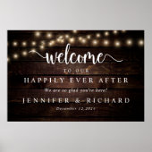 Welkom bij onze Happy Ever After Poster (Voorkant)